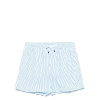 Fedeli Men's Madeira Pinstripe Swim Shorts In Multicolor