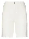 Fedeli Bellows-pocket Linen Shorts In White