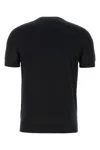 Fedeli Black Cotton Sweater