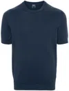Fedeli Geometrisch Gemustertes T-shirt In Blue