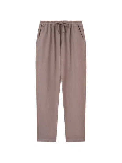Fedeli Bonifacio Drawstring Trousers In Gray