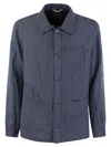 Fedeli Bristol - Linen Jacket In Blue