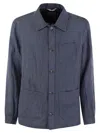 Fedeli Bristol - Linen Jacket In Blue