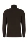 Fedeli Turtleneck Knit Sweater In Brown