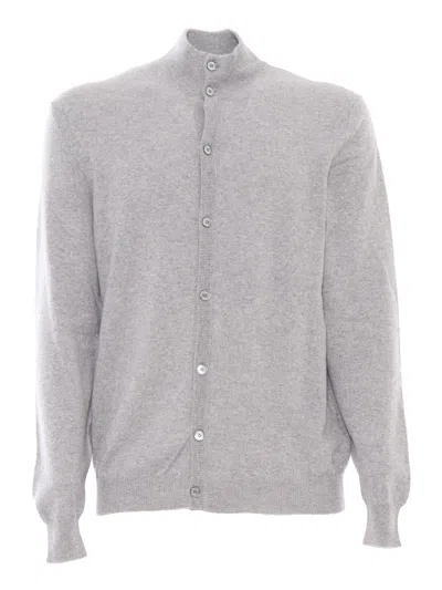 Fedeli Button Cardigan L/s Knitted Sweater Man In Other