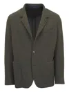 Fedeli Buttoned Pocket Jacket In Green