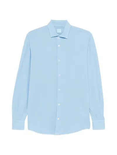 Fedeli Buttoned Shirt In Blue