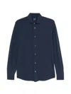 Fedeli Buttoned Shirt In Blue