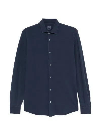 Fedeli Buttoned Shirt In Blue