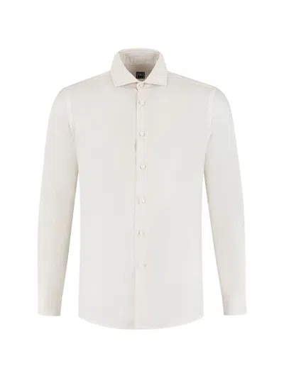 Fedeli Buttoned Shirt In White