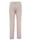 Fedeli Buttoned Trousers In Gray