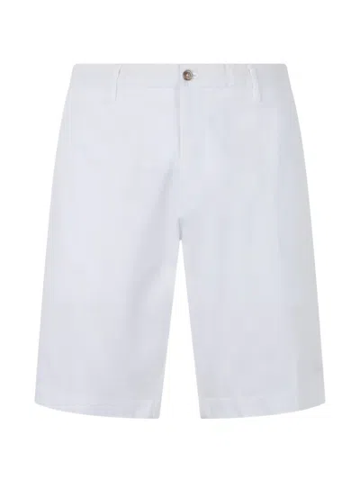 Fedeli Button-fastening Bermuda Shorts In White