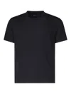 Fedeli Extreme Slub T-shirt In Black