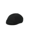 Fedeli Wool Beret In Black