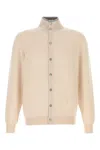 Fedeli Cardigan Favonius In Cashmere Sabbia Uomo