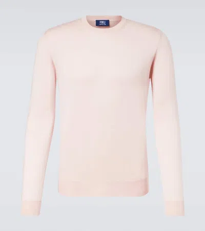 Fedeli Cashmere And Silk Sweater In Pink