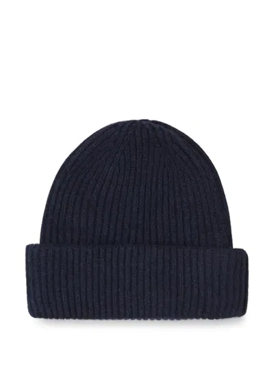 Fedeli Cashmere Beanie In Blue