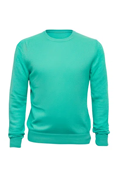 Fedeli Cashmere Crewneck Sweater In Green