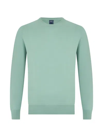 Fedeli Cashmere Long-sleeve Sweater In Green