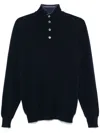 Fedeli Pullover Aus Kaschmir In Blau