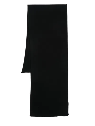 Fedeli Cashmere Scarf In Black