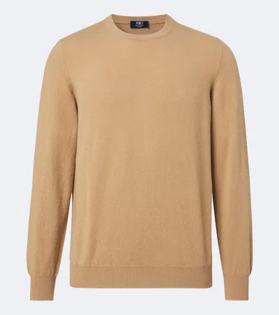 Fedeli Cashmere Sweater In Beige