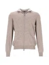 Fedeli Cashmere Sweater In Brown