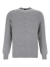 Fedeli Melange Grey Cashmere Sweater In Gray