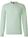 Fedeli Round-neck Long-sleeved Sweater In Green
