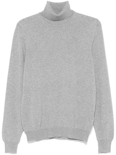 Fedeli Turtleneck Sweater In Gray