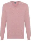 Fedeli Cashmere Sweater In Red