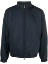 Fedeli Check-pattern Reversible Virgin-wool Coat In Blue