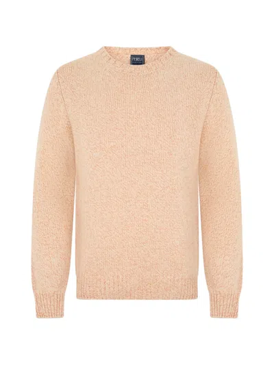 Fedeli Chunky-knit Cashmere Sweater In Orange