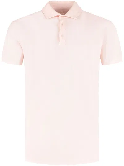 Fedeli Classic Polo Shirt In Pink