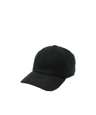 Fedeli Cotton Cap In Black