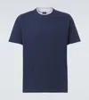 Fedeli Cotton Jersey T-shirt In Blue