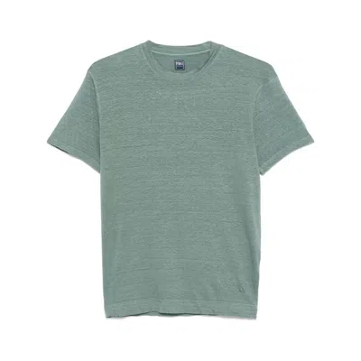 Fedeli Cotton Linen T Shirts In Green