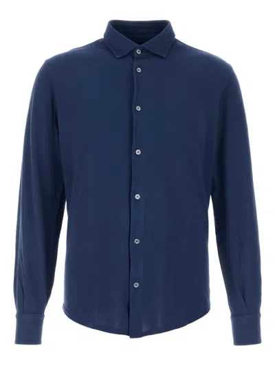 FEDELI COTTON PIQUÉ SHIRT