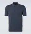 Fedeli Cotton Polo Shirt In Blue