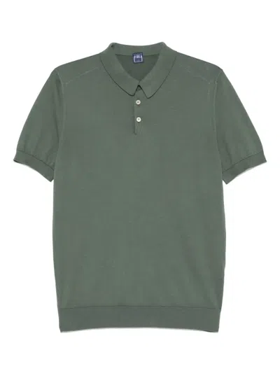 Fedeli Cotton Polo Shirt In Green
