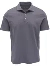 Fedeli Cotton Polo Shirt In Grey