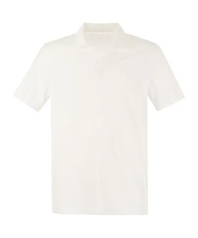 Fedeli Cotton Polo Shirt In White