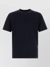 Fedeli Lightweight Linen And Elastane Blend T-shirt In Black