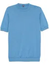 Fedeli Cotton T Shirts In Blue