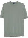 Fedeli Round Neck T-shirt In Green