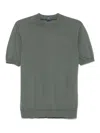 Fedeli Round Neck T-shirt In Green
