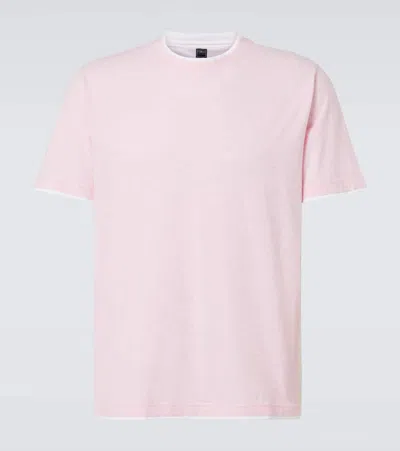 Fedeli Cotton T-shirt In Pink