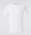 Fedeli Cotton Terry T-shirt In White
