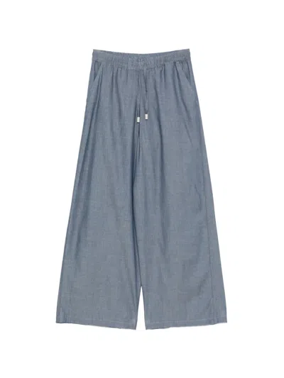 Fedeli Cotton Trousers0 In Blue