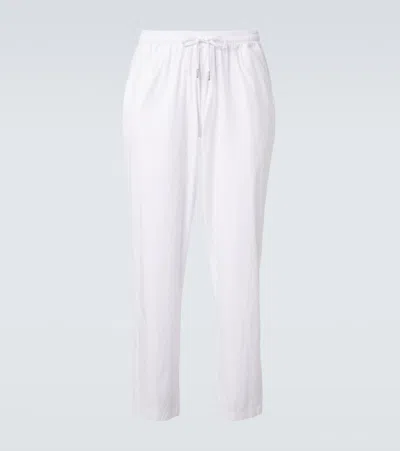 FEDELI COTTON-BLEND STRAIGHT PANTS